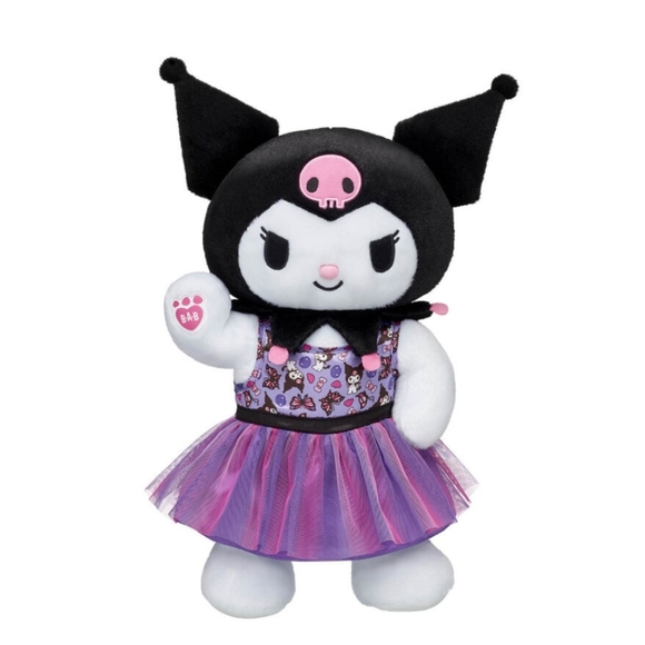 Build-A-Bear Other - BAB Sanrio My Kuromi Stuffed Animal Gift Set w/ Butterfly Dress, Box + Cer…